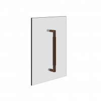 Ручка для душевой двери Gessi Rigato 30 см 67523 схема 1