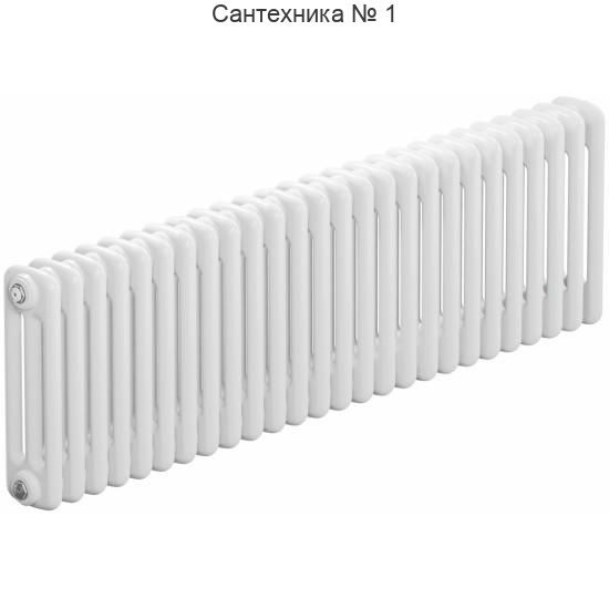 Радиатор стальной трубчатый RIFAR TUBOG 3037-26, боковое подключение (белый RAL 9016)