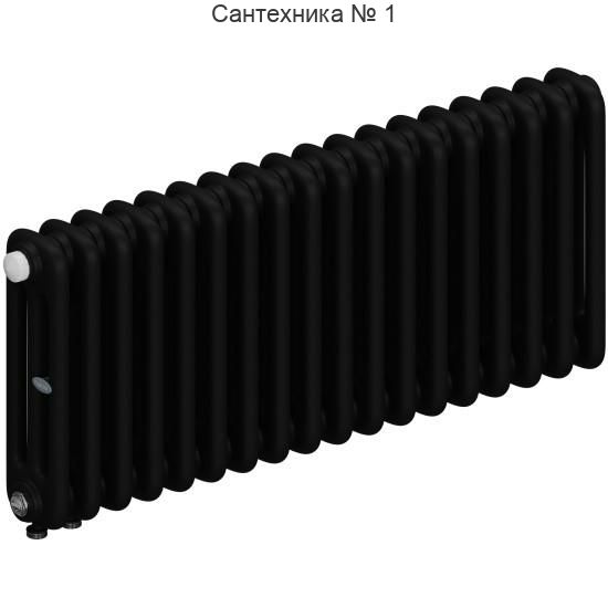 Радиатор стальной трубчатый RIFAR TUBOG 3037-24-DV1, нижнее подключение (антрацит)