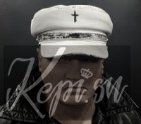 Фуражка кожаная капитанка Crossed
