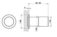 Смеситель для раковины Gessi Habito 70099 схема 3 Смеситель для раковины Gessi Habito 70099 схема 3