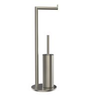 Стойка для туалета с держателем бумаги и ершиком Gessi Emporio accessories 38942 схема 3