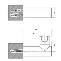 Поворотный держатель для душевой лейки Gessi Emporio shower 47277 схема 2 Поворотный держатель для душевой лейки Gessi Emporio shower 47277 схема 2