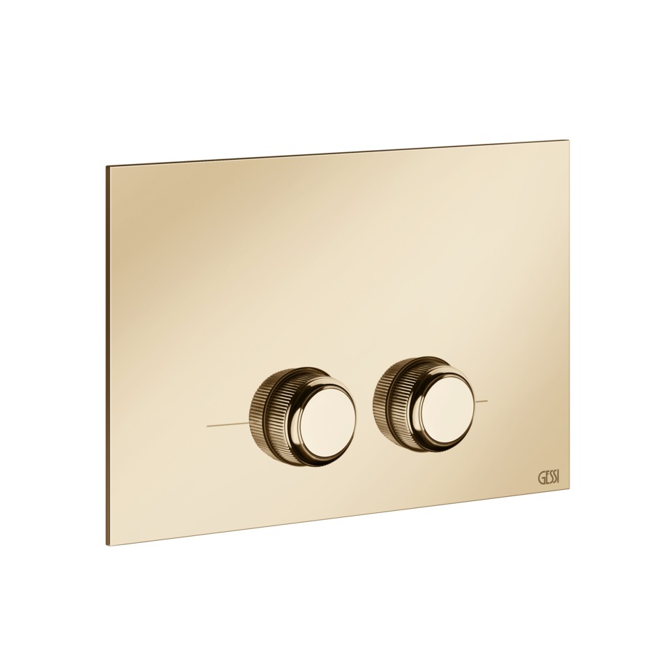 Изображение СКИДКА Клавиша смыва для инсталляции Gessi Venti20 Total Look 54651726 Warm bronze