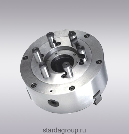 Трехкулачковый самоцентрирующий токарный патрон серии K11-200/D-4