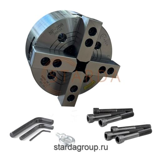 Механизированный токарный патрон NF-208 STARDA