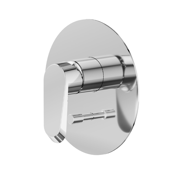 Смеситель для душа Newform Nio 68970E встраиваемый автопереключатель на 2 потока внешняя часть ФОТО