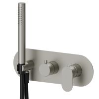 Встраиваемый смеситель для душа Newform Linfa II 69469E с ручным душем 2 потока внешняя часть схема 3