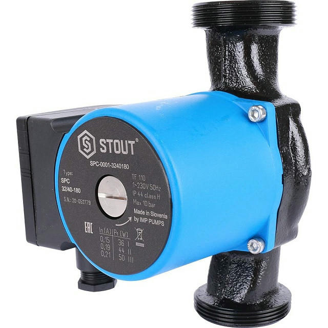 Насос циркуляционный 32/40-180 STOUT