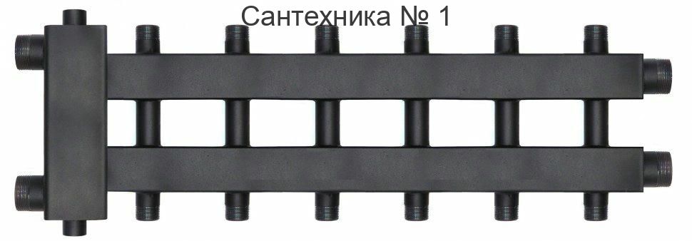 Коллектор с гидроразделителем WKD.R.85.К на 3+3+1 контуров до 85 кВт Warme