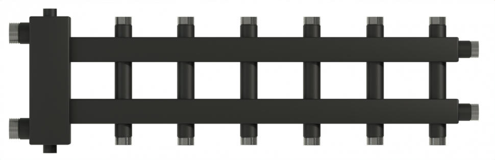 Коллектор с гидроразделителем WKD.R.60.К на 3+3+1 контуров до 60 кВт, дублер компакт Warme