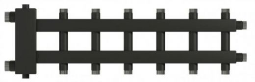 Коллектор с гидроразделителем WKD.R.60.К на 3+3+1 контуров до 60 кВт, дублер компакт Warme