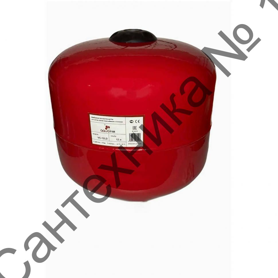 Бак расширительный для отопления 12 л, вертикальный TIM