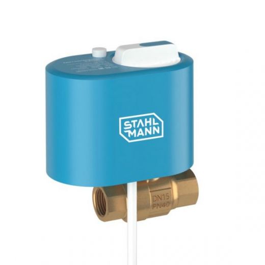 Кран шаровой с электроприводом Stahlmann 1" F 12В