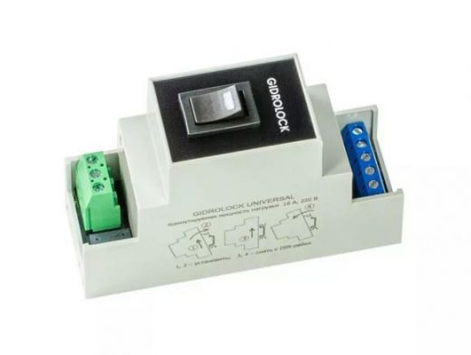 Блок управления Universal DIN-рейка Gidrolock