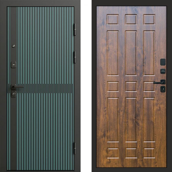 Входная дверь Termo-door Граунд velutto verde - Спарта Дуб