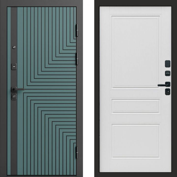 Входная дверь Termo-door Квантум velutto verde - Классика Лиственница