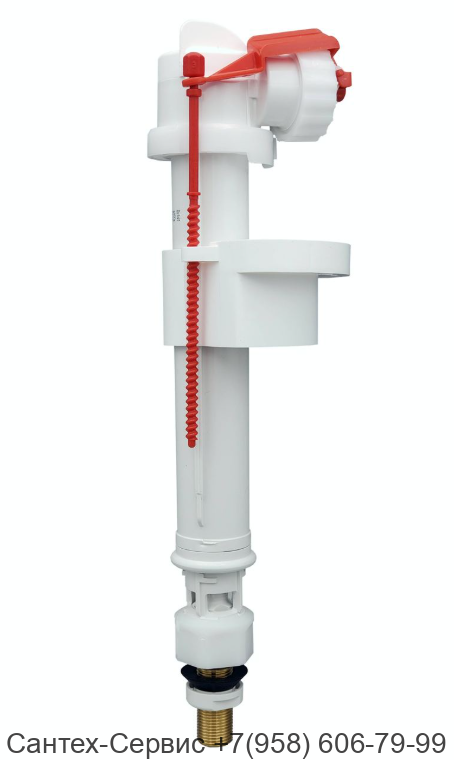 Заливной механизм AlcaPlast, нижний подвод воды 1/2", мет. нип.