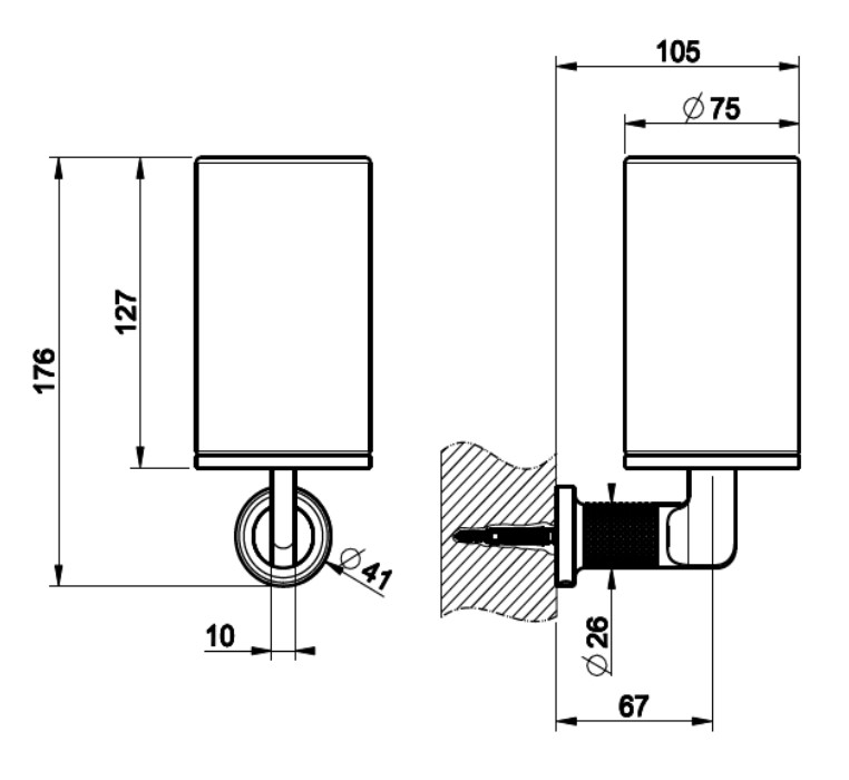 Gessi Inciso Стакан 58508 ФОТО