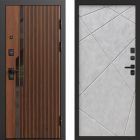 Входная дверь Termo-door Флекс Дуб - Лучи Бетон светлый