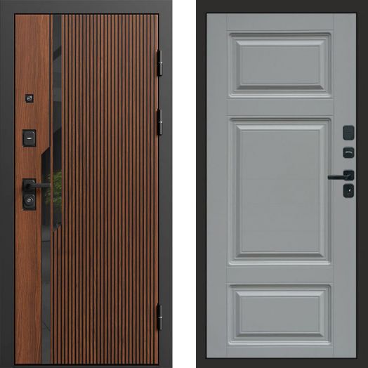 Входная дверь Termo-door Флекс Дуб - Лион Грей софт