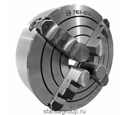Токарный патрон с независимым перемещением кулачков 7103-0013