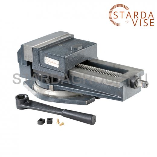 Тиски станочные Q12(QH) Q13(QB) с открытым и закрытым винтом STARDA VISE