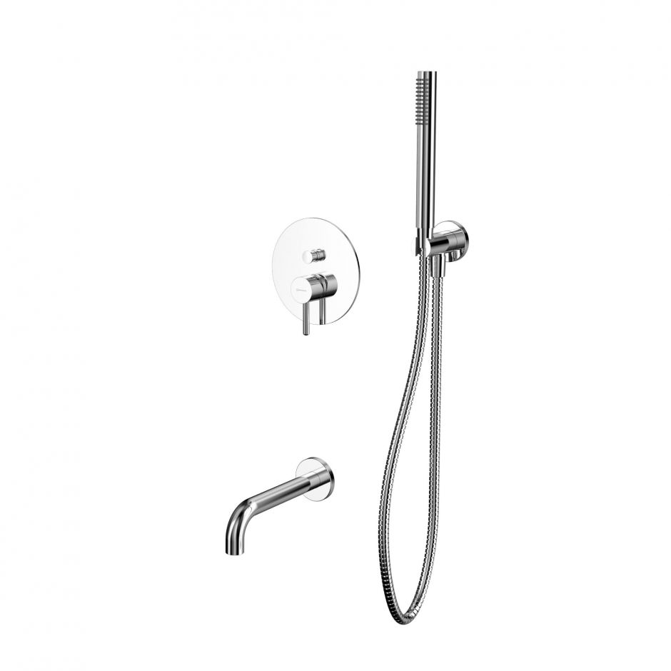 Изображение Душевая система с изливом скрытого монтажа WHITECROSS Y YSET06CR хром