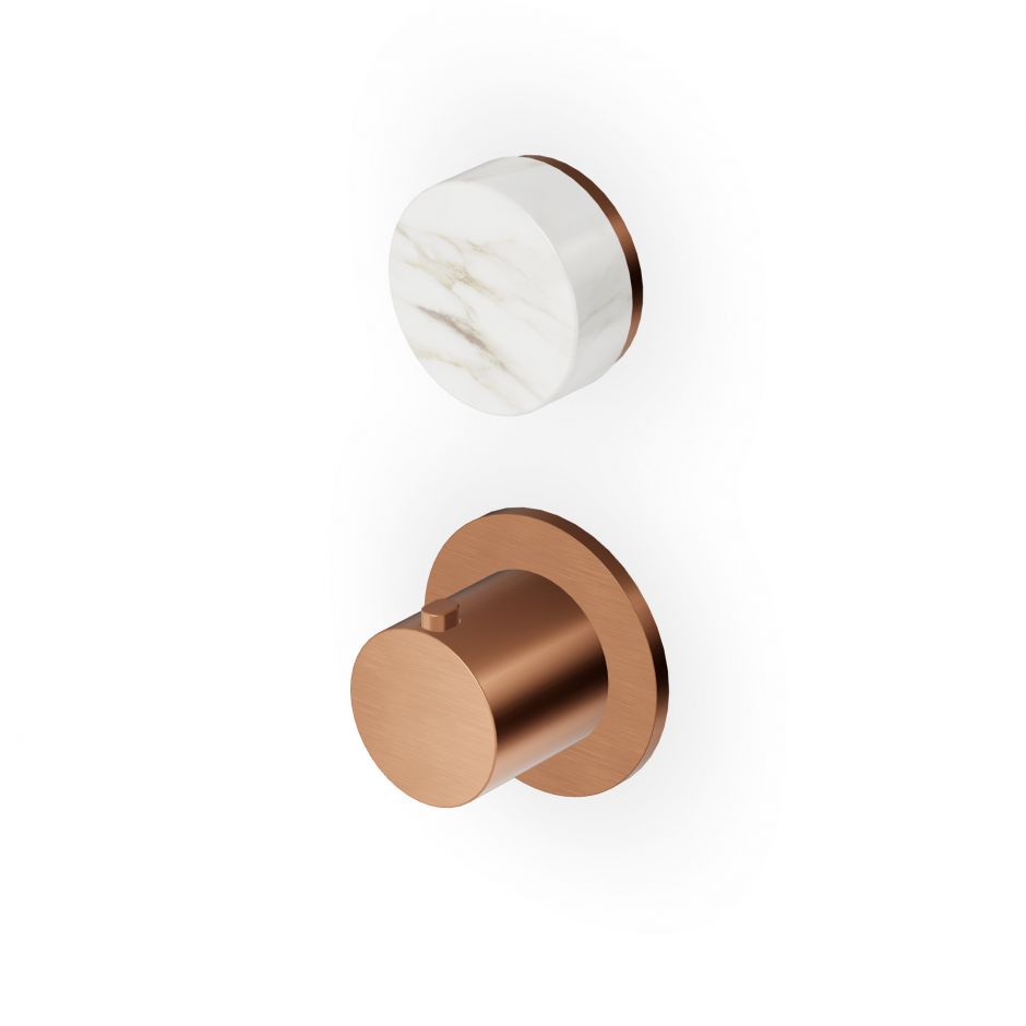 Изображение Термостатический смеситель для душа Zucchetti Isy22 ZIS4801.P91 с запорным клапаном