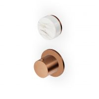 Термостатический смеситель для душа Zucchetti Isy22 ZIS4801.P91 с запорным клапаном схема 1