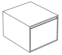Ящик Nic Design Velo 010 849 под консоль 021 805 схема 1