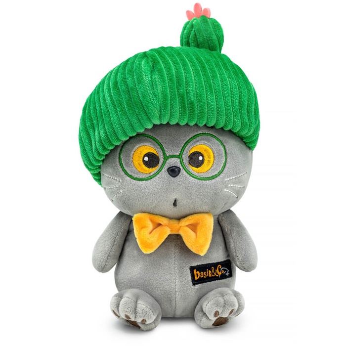 Мягкая игрушка «Кот Басик. Ботаник», 16 см