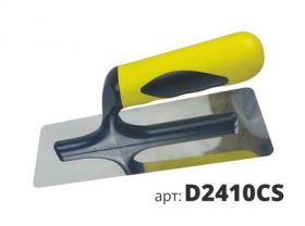 Кельма Венецианская Makler D2410CS Прорезиненная Ручка, Трапеция, Размер 240х100х0.5 мм