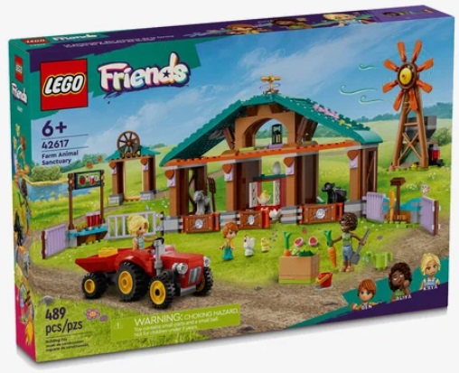 Конструктор Lego Friends Приют для животных с фермы, 489 деталей, 42617
