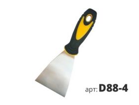 Шпатель из Нержавеющей Стали Stmdecor D88-4 100мм  для Нанесения Шпаклевок и Штукатурок.