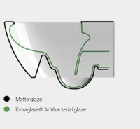 Подвесной унитаз GSI PURA 881515 Swirlflush, для крепежа FISR2, Ghiaccio Matte схема 4