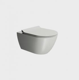 Изображение Подвесной унитаз GSI PURA 881517 Swirlflush, для крепежа FISR2, Cenere Matte