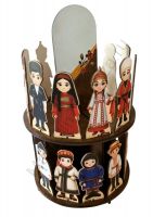 Демонстрационно-игровой набор НАРОДЫ РОССИИ + ПОДСТАВКА для демонстрации