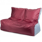 Диван  Бордовый и серый