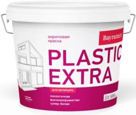 Краска Интерьерная Bayramix Plastik Extra 2.7л Пластичная, Матовая с Высокой Эксплуатационной Нагрузкой / Байрамикс Пластик Экстра