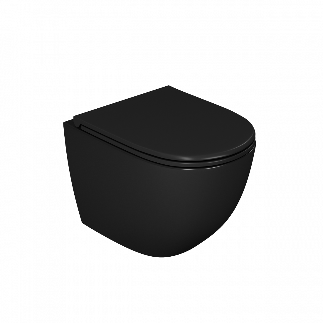 Унитаз подвесной безободковый D&K Matrix DT1396025