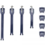 Комплект из 4-х ремешков для мотобот Leatt Kit 4.5 Dark Blue (2026)