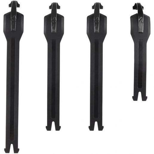 Стрепы к мотоботам Leatt 4.5 Strap Kit/ADV 8.5 Black (2026)