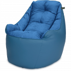 Кресло мешок Босс  Синий и голубой