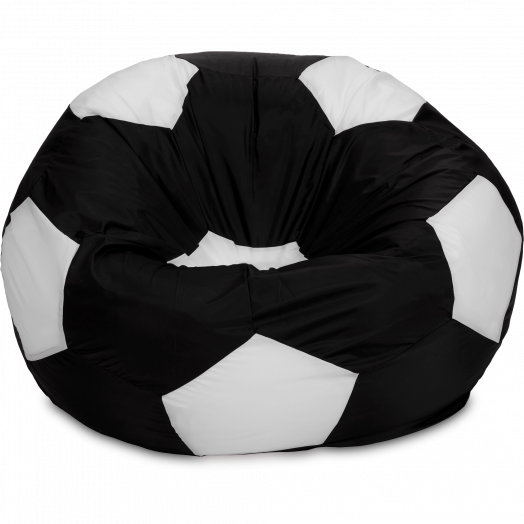 Кресло-мешок Мяч  Черный и белый