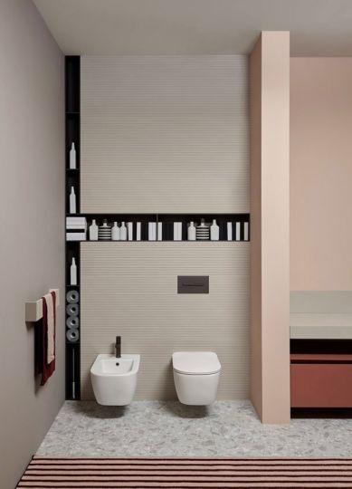 Стеллаж открытый Antonio Lupi DIMEZZO встраиваемый с 5 секциями схема 2