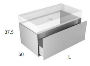 Тумба под раковину Antonio Lupi GESTO GESTO12563 VENEZIANO схема 4