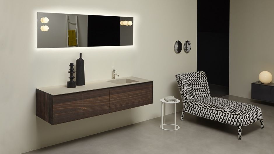 Комплект модульной мебели для ванной комнаты Antonio Lupi Panta Rei PI14180.DX ФОТО