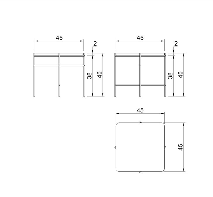 Столик для ванной комнаты Antonio Lupi PAESAGGI SOSPESI PSG5 ФОТО
