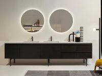 База с двумя ящиками Antonio Lupi BORDERLINE RAB654 с подсветкой схема 2